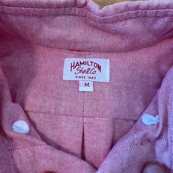 Hamilton Shirts - Men's M Oxford button down - Red - Picture 2 of 4